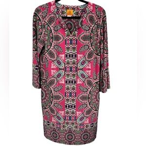 Ruby Rd. Straight Colorful Pasily Dress Size Medium